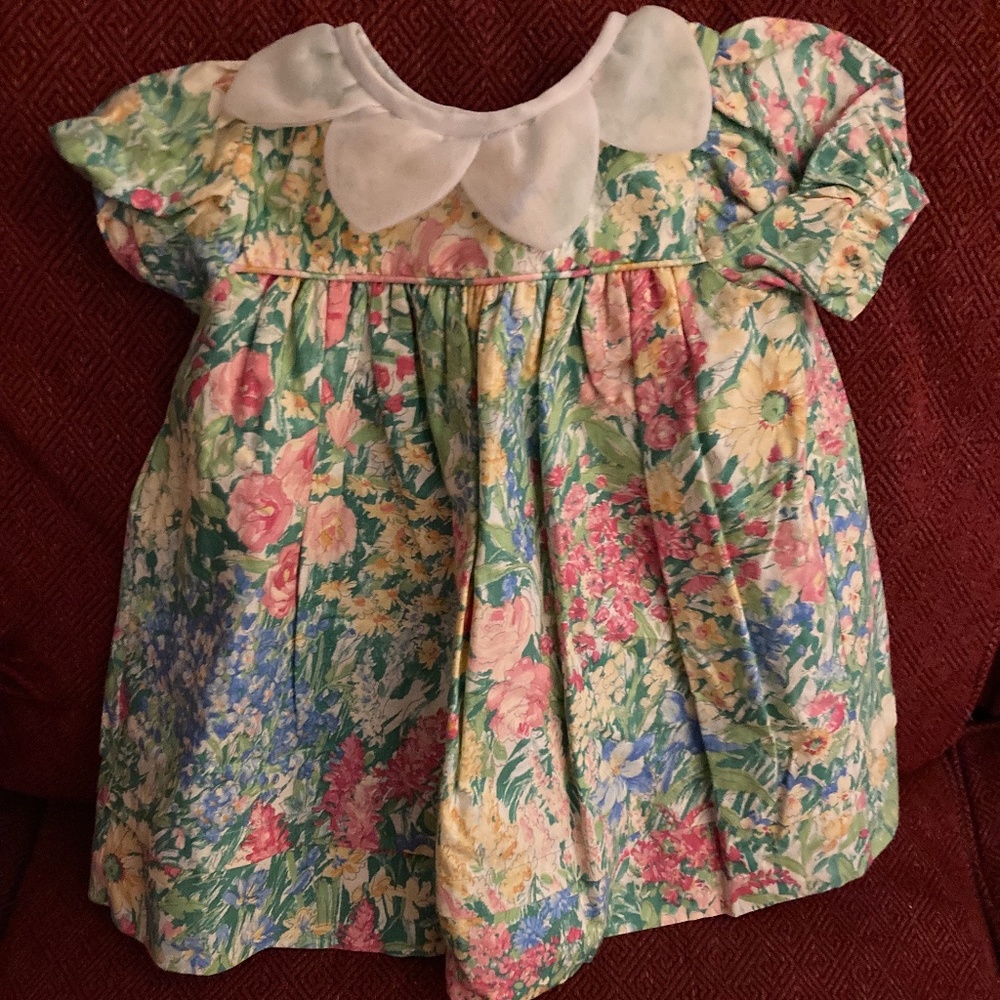Sylvia Whyte Floral Dress Fully Line Size 24 months